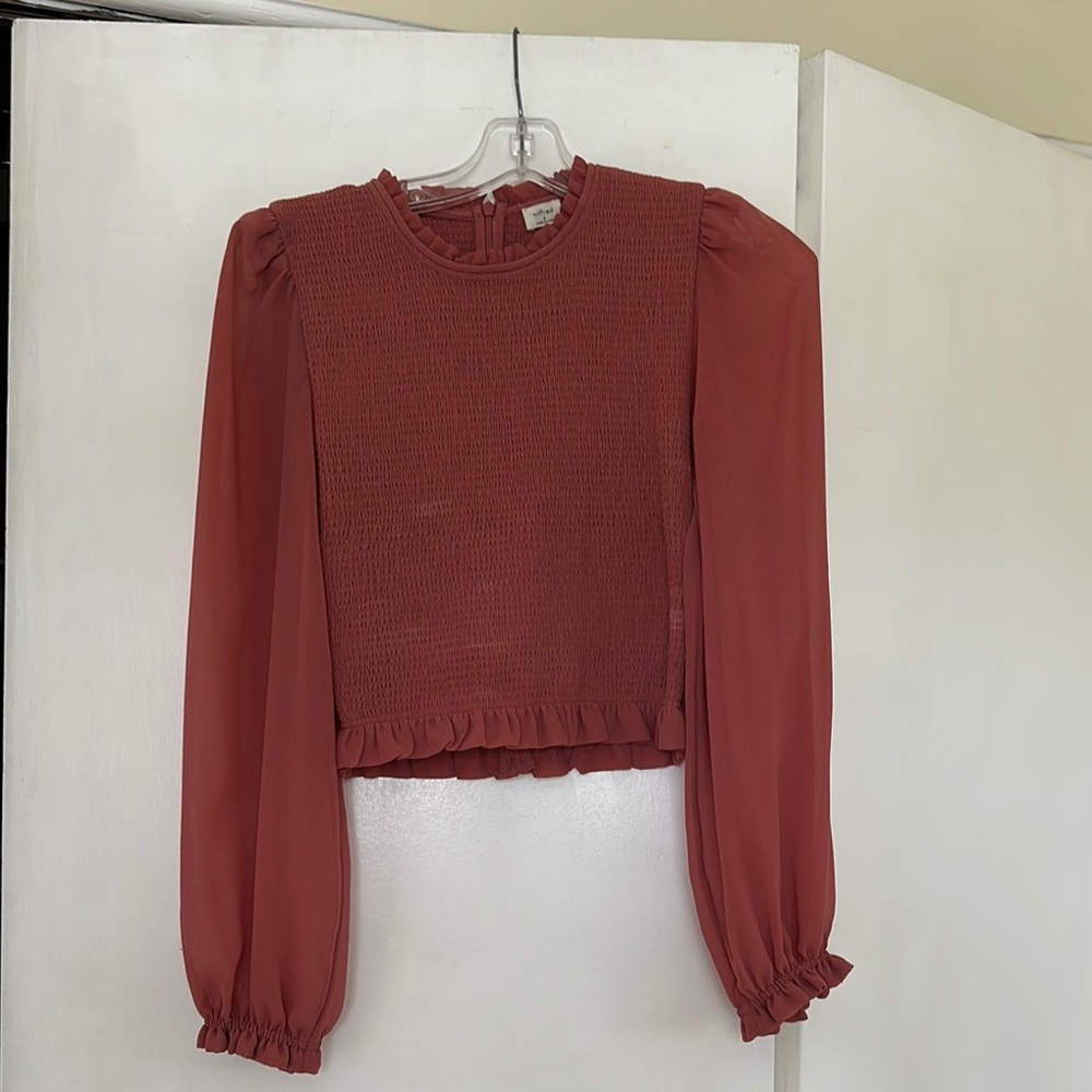 Wilfred Women's blouse in dark pink